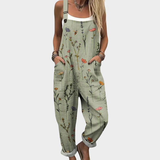 Comfortable Printed Dungarees