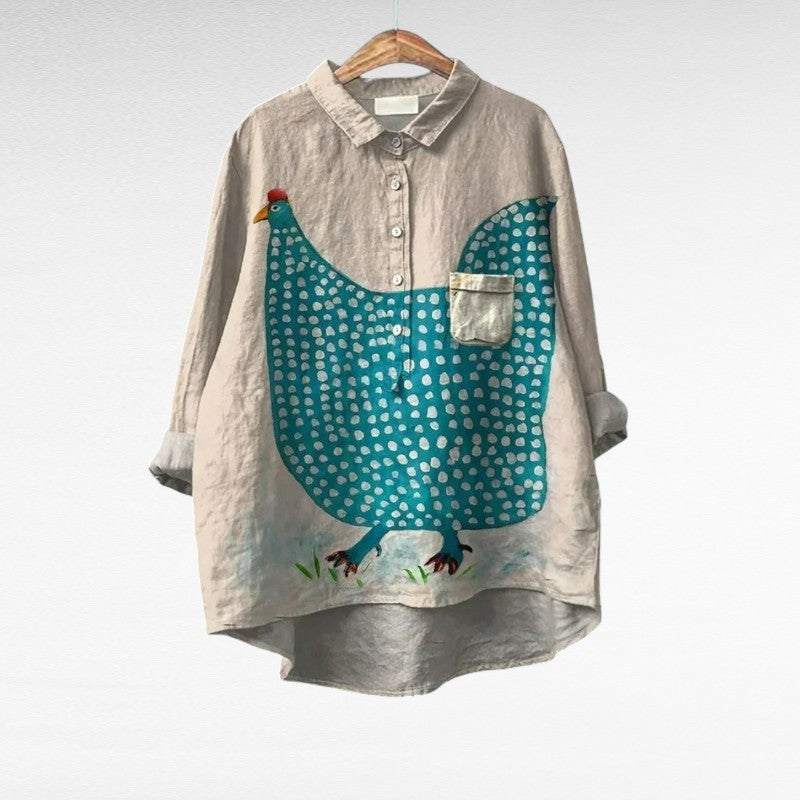 Céline™ - Elegant Summer Blouse