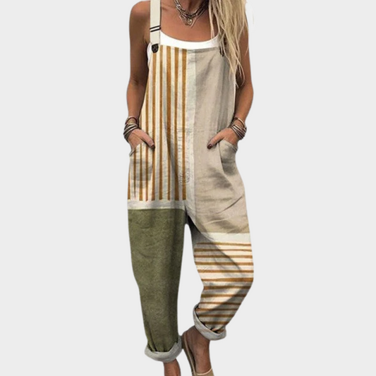 Comfortable Printed Dungarees